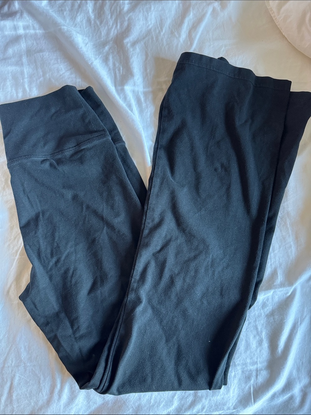 aerie Black Boot-Cut Flare Leggings